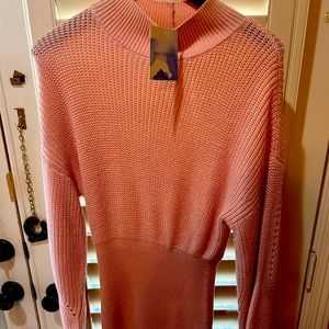 MAJORELLE DRESS NEW WITH TAGS nude pink size M